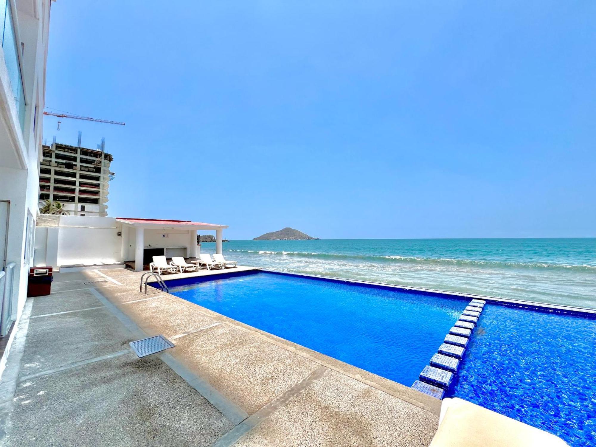 马萨特兰Marina Del Sol 402 Vista Al Mar公寓 外观 照片