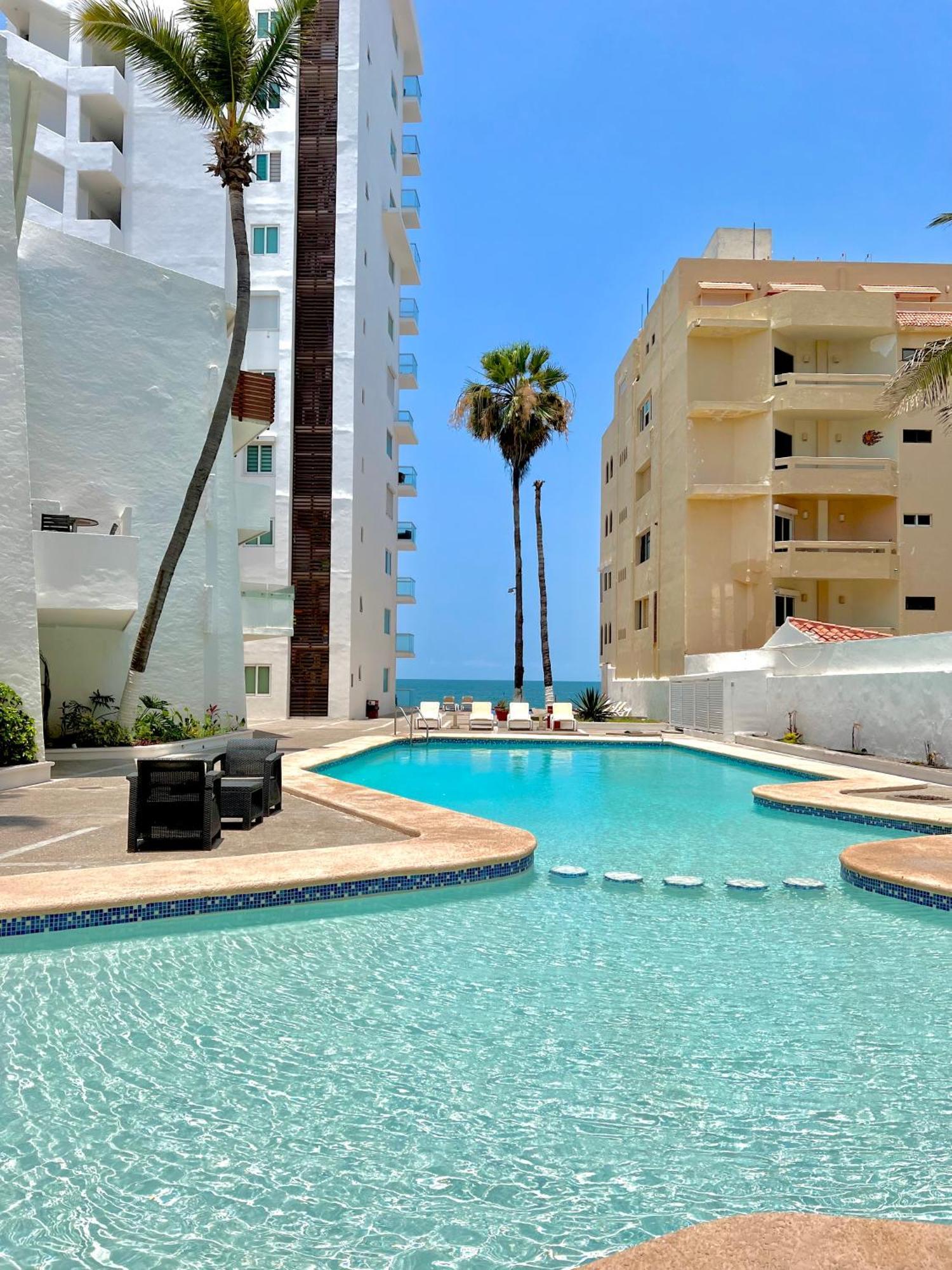 马萨特兰Marina Del Sol 402 Vista Al Mar公寓 外观 照片